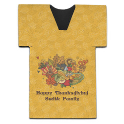 Happy Thanksgiving Jersey Bottle Cooler (Personalized)