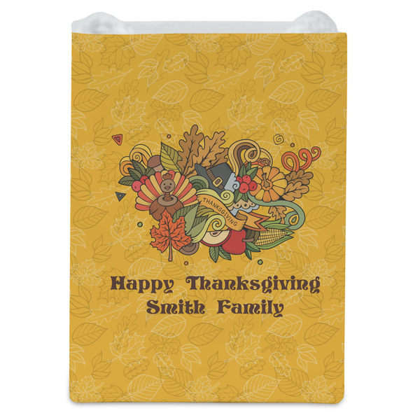 Happy Thanksgiving Jewelry Gift Bag - Matte - Front