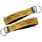 Happy Thanksgiving Key-chain - Metal and Nylon - Front and Back