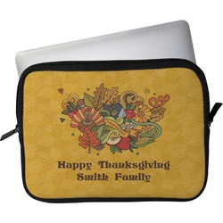 Happy Thanksgiving Laptop Sleeve / Case - 13" (Personalized)
