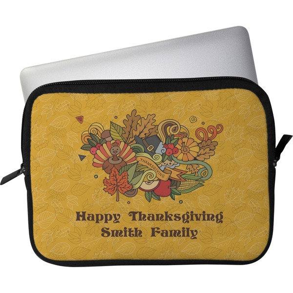 Custom Happy Thanksgiving Laptop Sleeve / Case (Personalized)