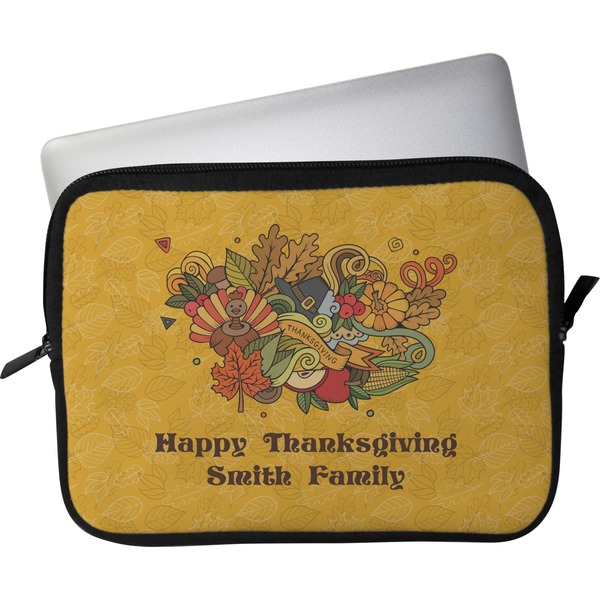Custom Happy Thanksgiving Laptop Sleeve / Case - 13" (Personalized)