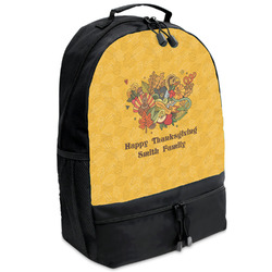 Happy Thanksgiving Backpacks - Black (Personalized)