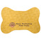 Happy Thanksgiving Bone Shaped Dog Food Mat (Personalized)