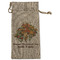 Happy Thanksgiving Large Burlap Gift Bags - Front