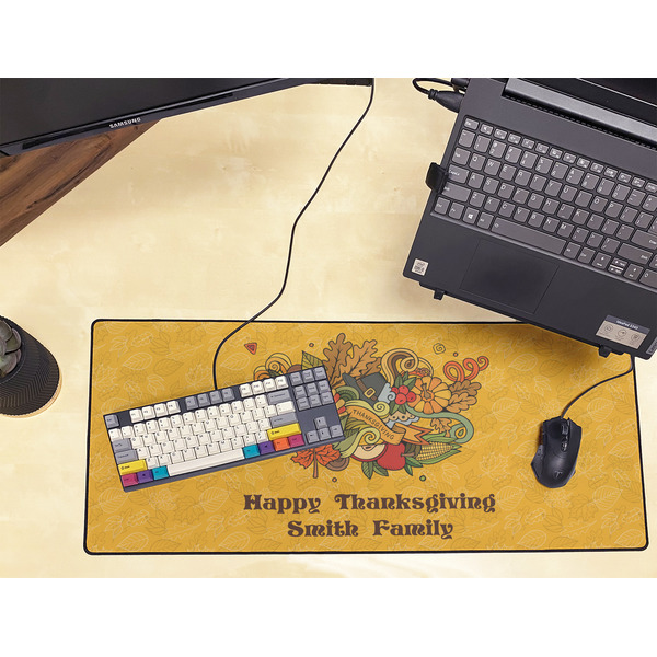 Happy Thanksgiving Large Gaming Mats - LIFESTYLE