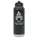 Happy Thanksgiving Water Bottles - Laser Engraved (Personalized)
