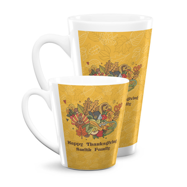 Happy Thanksgiving Latte Mugs Main