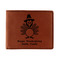 Happy Thanksgiving Leather Bifold Wallet - Single