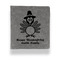 Happy Thanksgiving Leather Binder - 1" - Grey (Personalized)