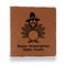 Happy Thanksgiving Leather Binder - 1" - Rawhide (Personalized)