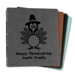 Happy Thanksgiving Leather Binder - 1" (Personalized)