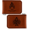 Happy Thanksgiving Leatherette Magnetic Money Clip - Front and Back