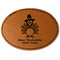Happy Thanksgiving Faux Leather Iron On Patch - Oval (Personalized)