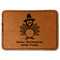 Happy Thanksgiving Faux Leather Iron On Patch - Rectangle (Personalized)