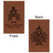 Happy Thanksgiving Leatherette Sketchbooks - Small - Double Sided - Front & Back View