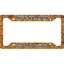 Happy Thanksgiving License Plate Frame (Personalized)
