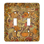 Happy Thanksgiving Light Switch Cover (2 Toggle Plate)