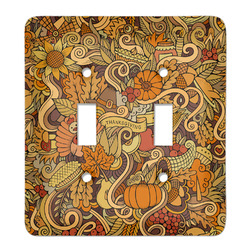 Happy Thanksgiving Light Switch Cover (2 Toggle Plate)