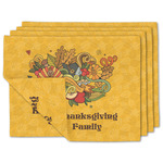 Happy Thanksgiving Linen Placemat w/ Name or Text