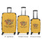 Happy Thanksgiving Luggage Bags all sizes - With Handle