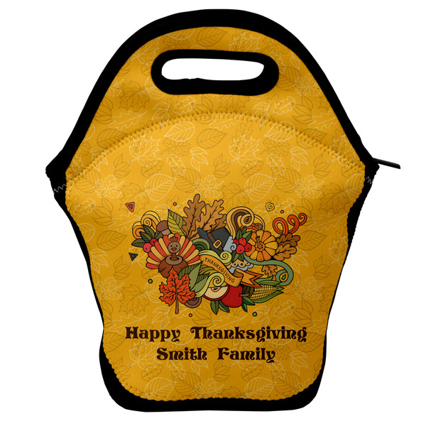 Custom Happy Thanksgiving Lunch Bag w/ Name or Text