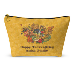 Happy Thanksgiving Makeup Bag - Small - 8.5"x4.5" (Personalized)