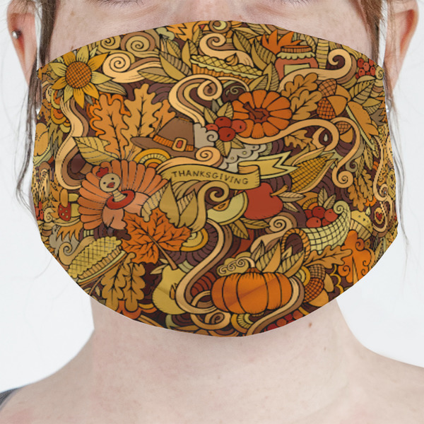 Custom Happy Thanksgiving Face Mask Cover