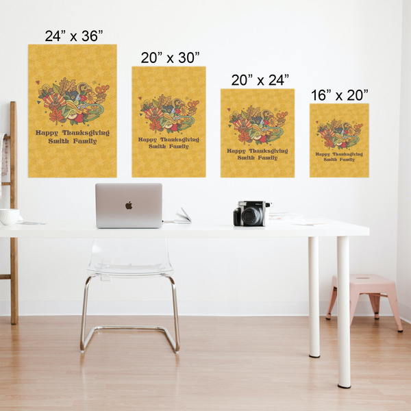 Happy Thanksgiving Matte Poster - Sizes