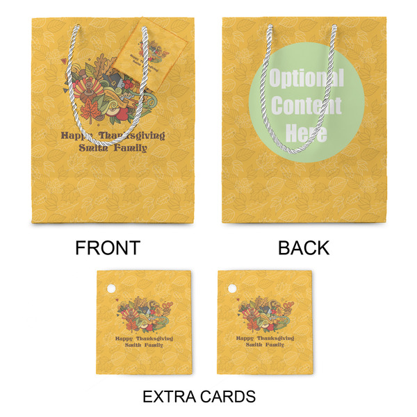 Happy Thanksgiving Medium Gift Bag - Approval