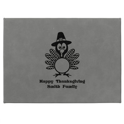 Happy Thanksgiving Medium Gift Box w/ Engraved Leather Lid (Personalized)