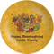 Happy Thanksgiving Melamine Plate 8 inches