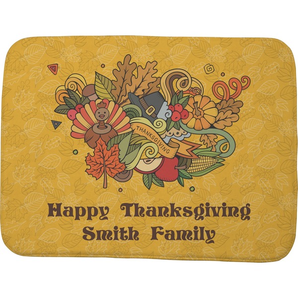 Happy Thanksgiving Memory Foam Bath Mat 48 X 36