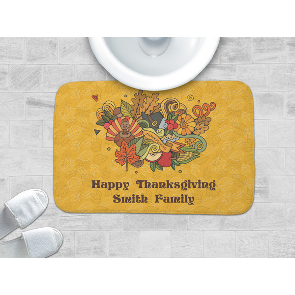 Happy Thanksgiving Memory Foam Bath Mat - LIFESTYLE 34x21
