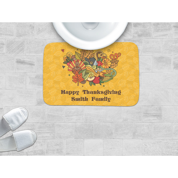 Happy Thanksgiving Memory Foam Bath Mat - LIFESTYLE