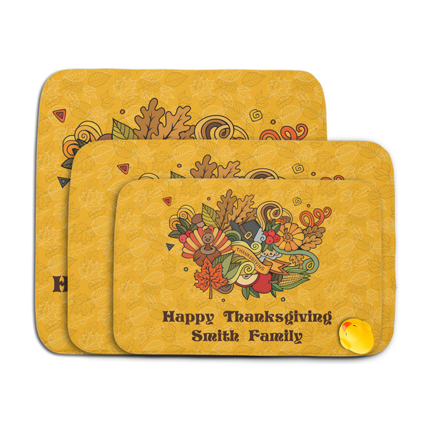 Happy Thanksgiving Memory Foam Bath Mat - MAIN PARENT