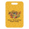 Happy Thanksgiving Metal Luggage Tag - Front Without Strap
