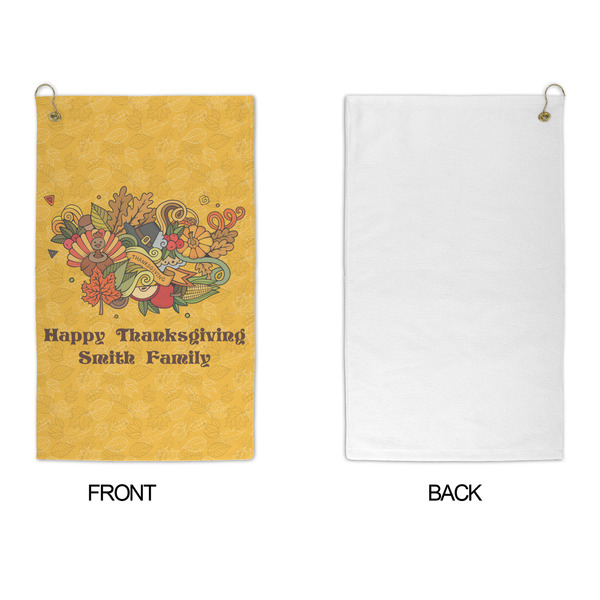 Happy Thanksgiving Microfiber Golf Towels - APPROVAL
