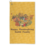 Happy Thanksgiving Microfiber Golf Towel - Large (Personalized)