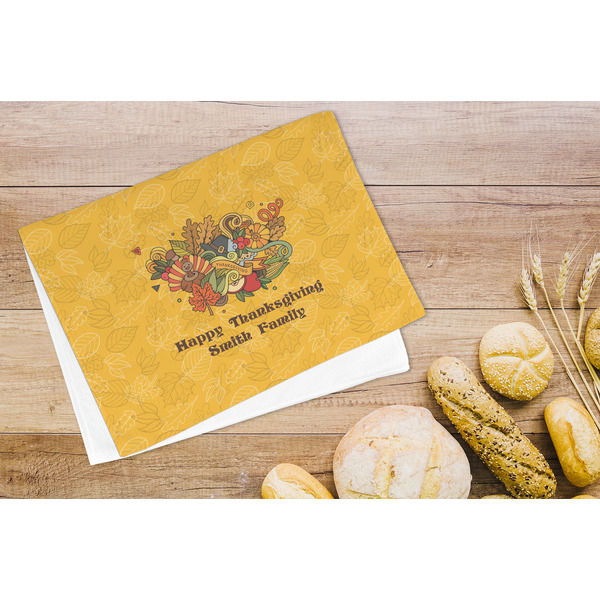 Happy Thanksgiving Microfiber Kitchen Towel - LIFESTYLE