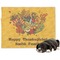 Happy Thanksgiving Dog Blanket - Regular (Personalized)