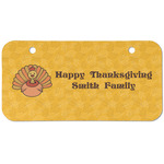 Happy Thanksgiving Mini/Bicycle License Plate (2 Holes) (Personalized)