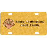 Happy Thanksgiving Mini / Bicycle License Plate (4 Holes) (Personalized)