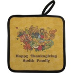 Happy Thanksgiving Pot Holder w/ Name or Text