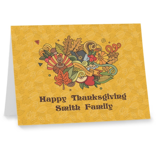 Custom Happy Thanksgiving Note cards (Personalized)