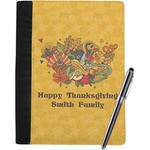 Happy Thanksgiving Notebook Padfolio - Large w/ Name or Text