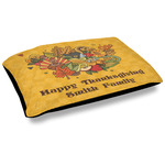 Happy Thanksgiving Dog Bed w/ Name or Text
