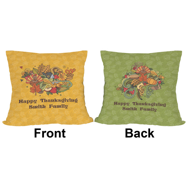 Happy Thanksgiving Outdoor Pillow - 16x16