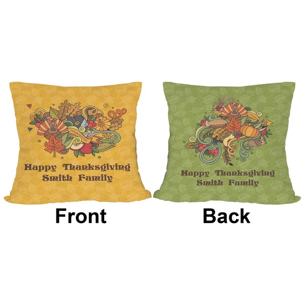 Happy Thanksgiving Outdoor Pillow - 18x18