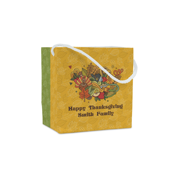 Custom Happy Thanksgiving Party Favor Gift Bags (Personalized)